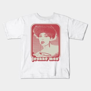 Jeanne Mas /// Retro Aesthetic Fan Design Kids T-Shirt